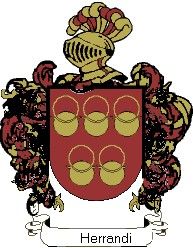 Escudo del apellido Herrandi