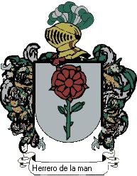 Escudo del apellido Herrero de la mano