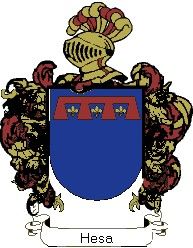 Escudo del apellido Hesa