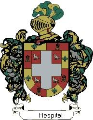 Escudo del apellido Hespital