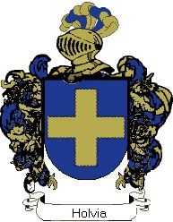 Escudo del apellido Holvia