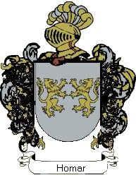 Escudo del apellido Homar