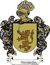 Escudo del apellido Hondedeu