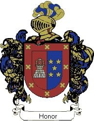 Escudo del apellido Honor