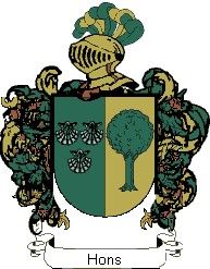 Escudo del apellido Hons