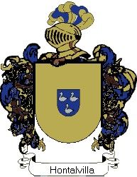 Escudo del apellido Hontalvilla