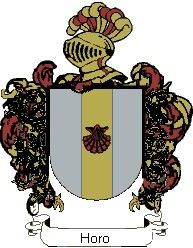 Escudo del apellido Horo