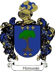 Escudo del apellido Horsusan