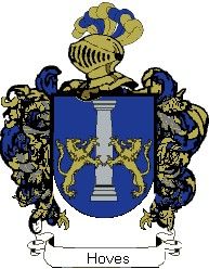 Escudo del apellido Hoves