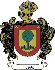 Escudo del apellido Huerto