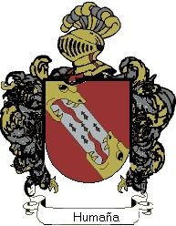 Escudo del apellido Humana