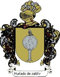 Escudo del apellido Hurtado de zaldívar