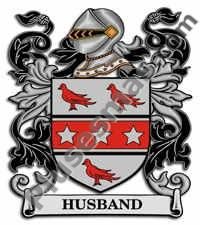 Escudo del apellido Husband