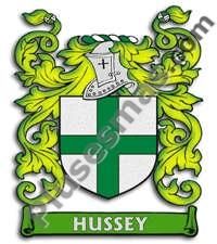 Escudo del apellido Hussey