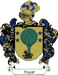 Escudo del apellido Huyet