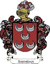 Escudo del apellido Ibarrabrun