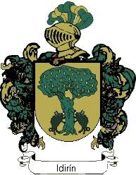 Escudo del apellido Idirín