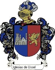 Escudo del apellido Iglesias de ussel