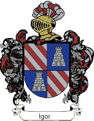 Escudo del apellido Igor