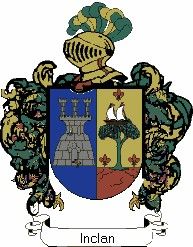 Escudo del apellido Inclan