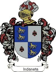 Escudo del apellido Indaneta