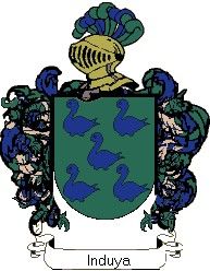 Escudo del apellido Induya