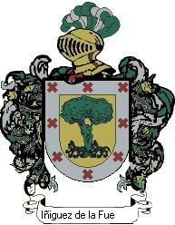 Escudo del apellido Iñiguez de la fuente