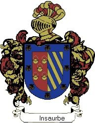 Escudo del apellido Insaurbe