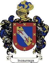 Escudo del apellido Insaurraga