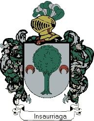 Escudo del apellido Insaurriaga