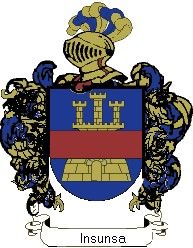 Escudo del apellido Insunsa