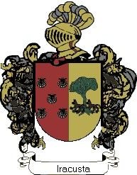 Escudo del apellido Iracusta