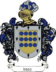 Escudo del apellido Irazo