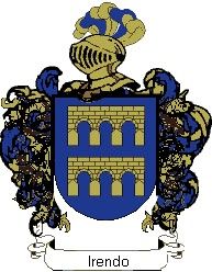 Escudo del apellido Irendo