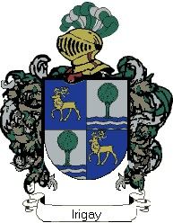 Escudo del apellido Irigay