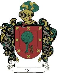 Escudo del apellido Irio