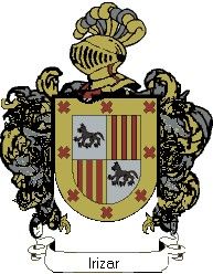 Escudo del apellido Irizar