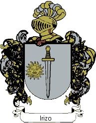 Escudo del apellido Irizo