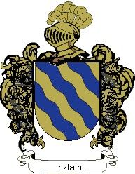 Escudo del apellido Iriztain