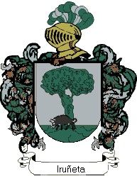 Escudo del apellido Iruñeta