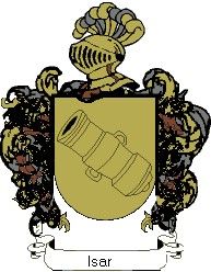 Escudo del apellido Isar