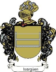 Escudo del apellido Isargüen