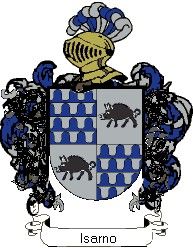 Escudo del apellido Isarno