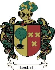 Escudo del apellido Isasbiril