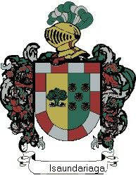 Escudo del apellido Isaundariaga