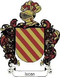 Escudo del apellido Iscan