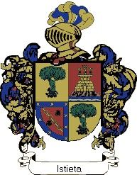 Escudo del apellido Istieta