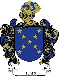 Escudo del apellido Isunza