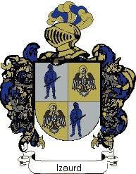 Escudo del apellido Izaurd