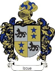 Escudo del apellido Izcue